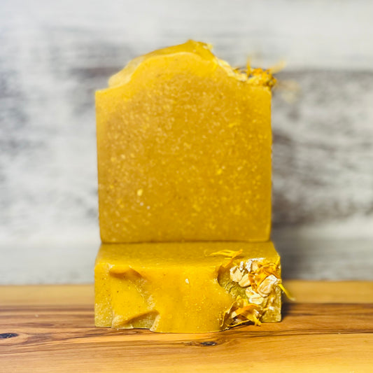 Carrot Calendula Honey Soap