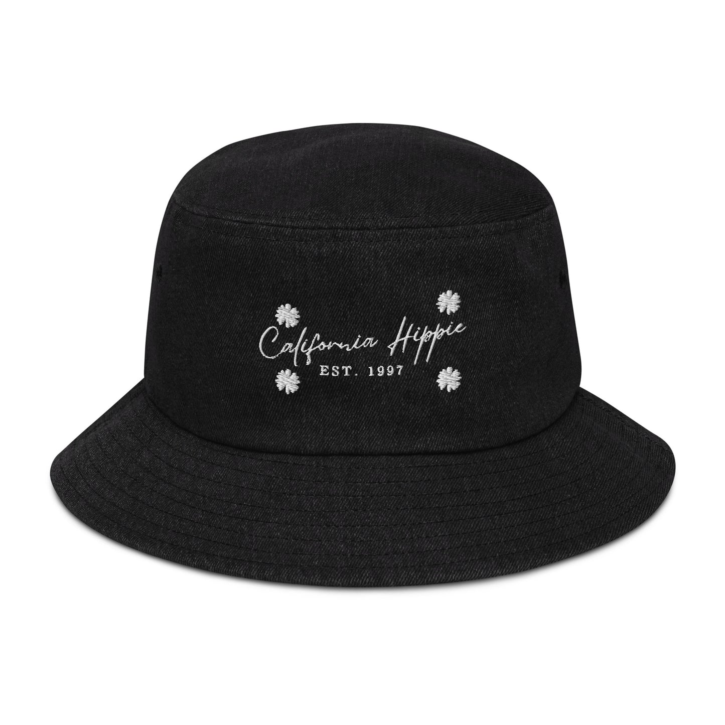 Denim California Hippie Bucket Hat