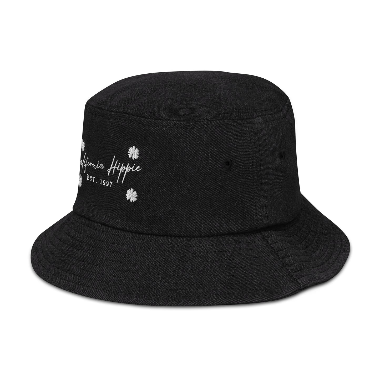 Denim California Hippie Bucket Hat