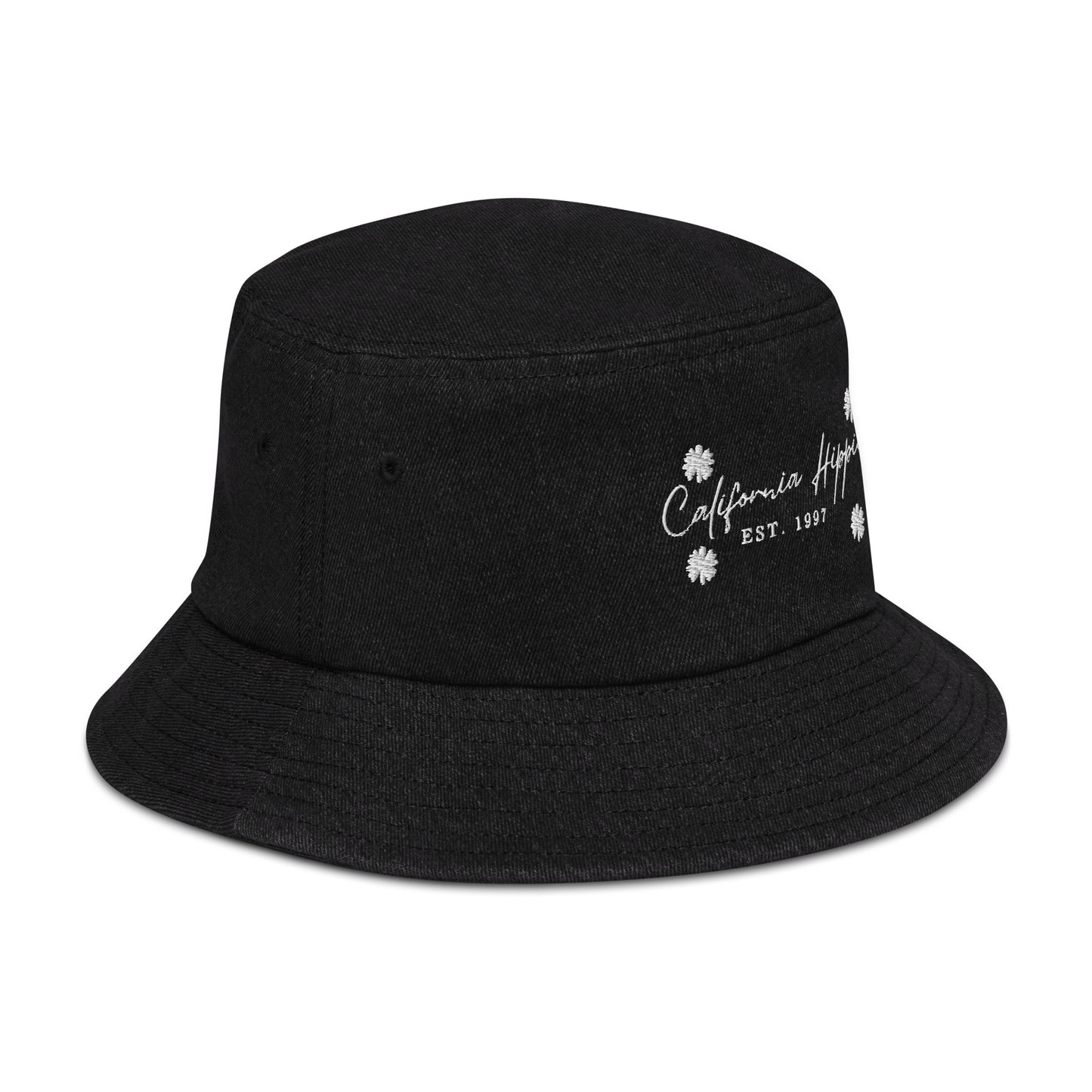 Denim California Hippie Bucket Hat
