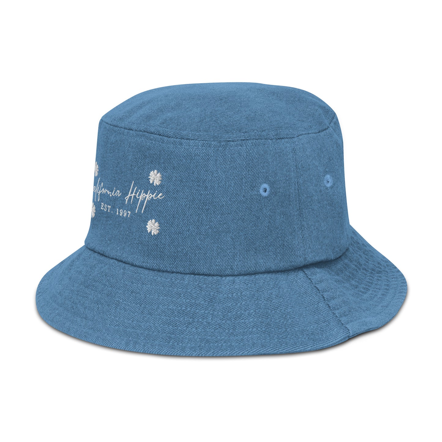 Denim California Hippie Bucket Hat