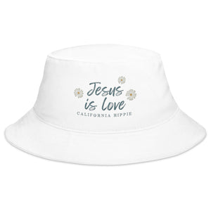 White Jesus Is Love Bucket Hat