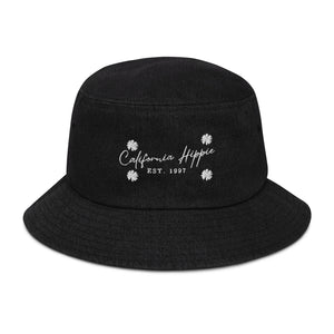 Denim California Hippie Bucket Hat