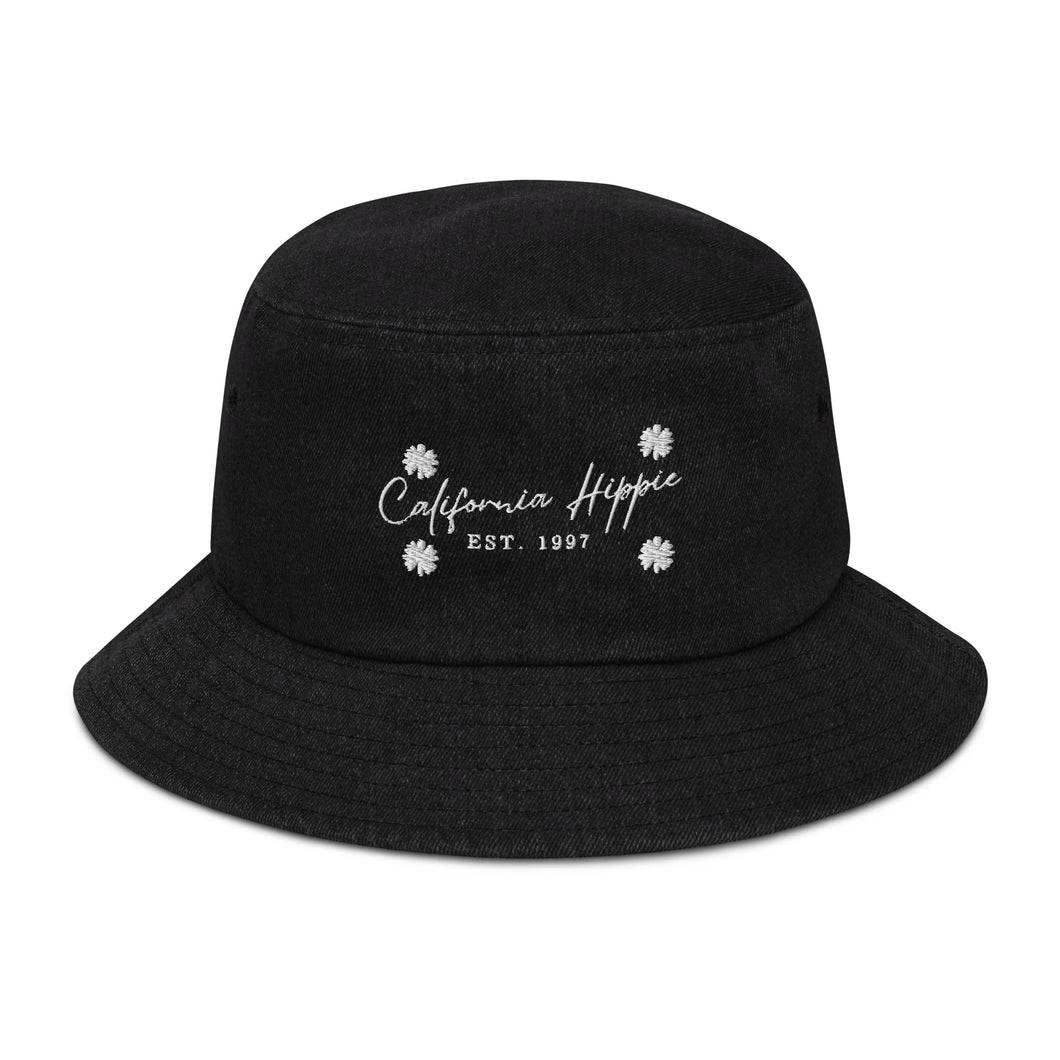 Denim California Hippie Bucket Hat