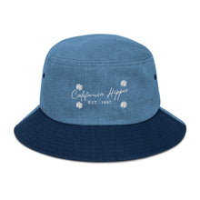 Load image into Gallery viewer, Denim California Hippie Bucket Hat