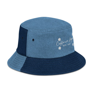Denim California Hippie Bucket Hat