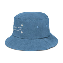 Load image into Gallery viewer, Denim California Hippie Bucket Hat