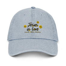 Load image into Gallery viewer, Denim Jesus is Love Hat