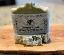 Load image into Gallery viewer, Rosemary Mint Vegan Handcrafted Soap