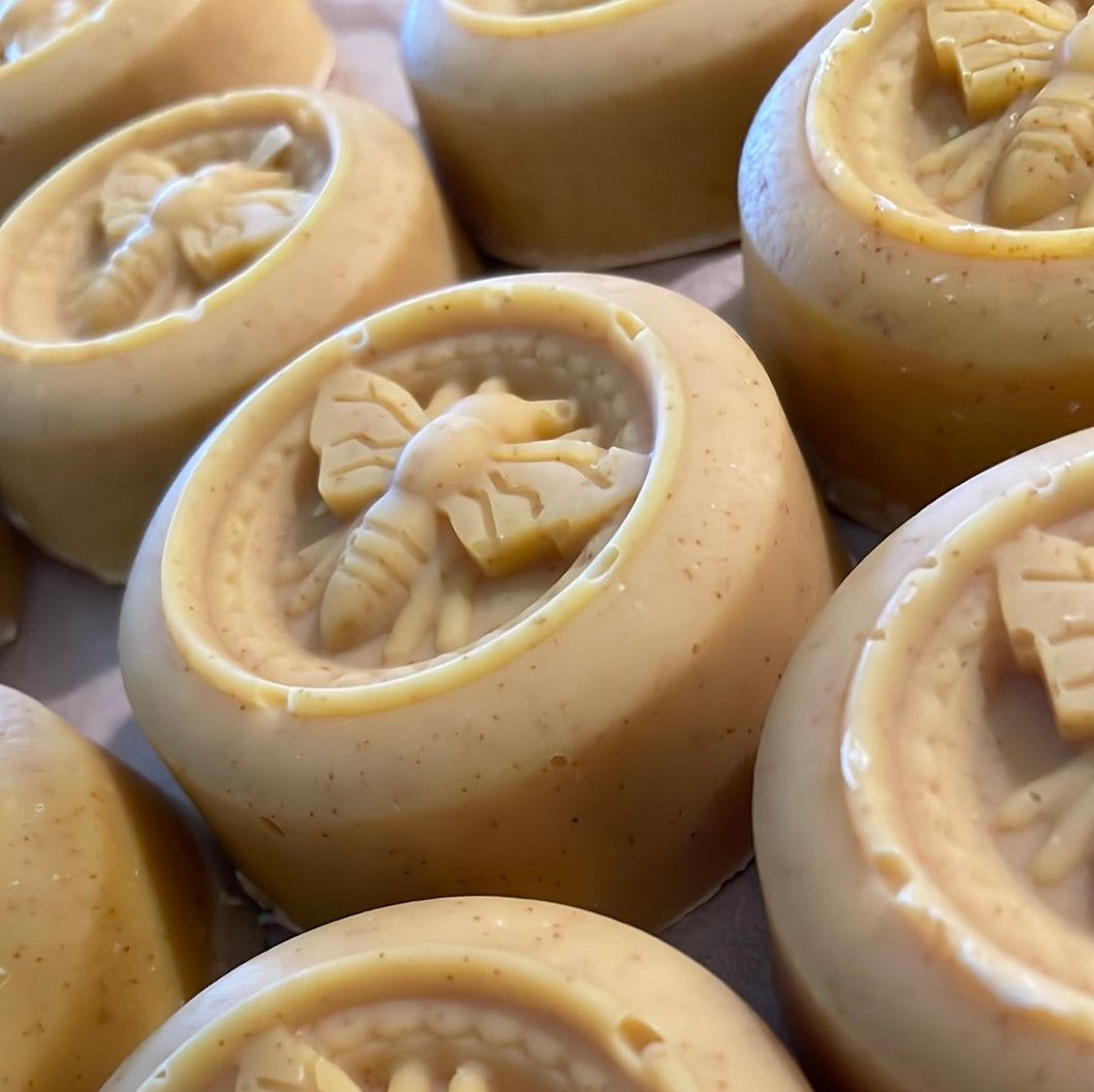 Carrot Calendula Honey Bee Handcrafted Soap