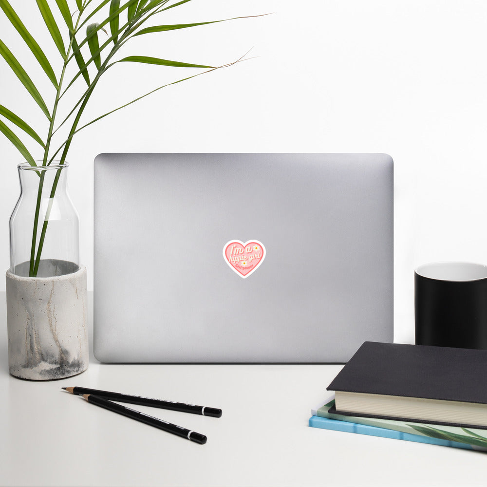 Heart Bubble-free stickers