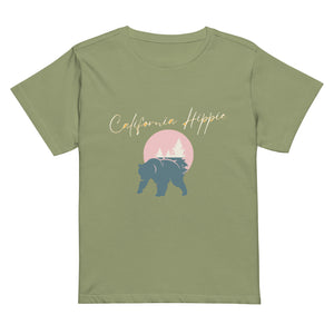 Women’s High-Waisted California Hippie Bear T-shirt