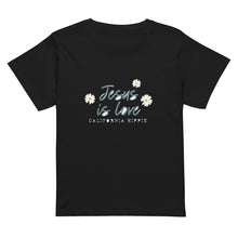 Load image into Gallery viewer, Women’s High-Waisted Jesus is Love T-shirt