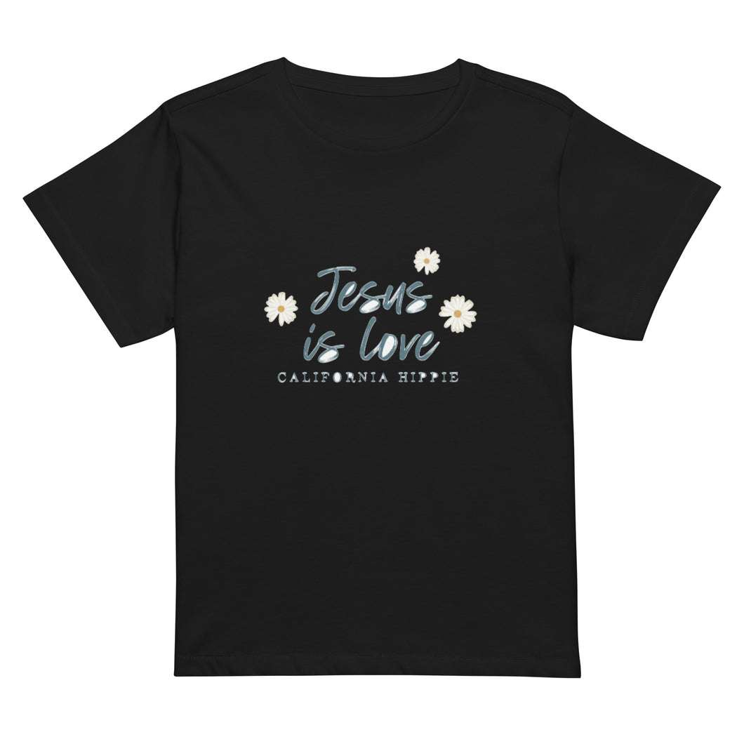 Women’s High-Waisted Jesus is Love T-shirt