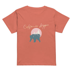 Women’s High-Waisted California Hippie Bear T-shirt