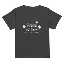 Load image into Gallery viewer, Women’s High-Waisted Jesus is Love T-shirt