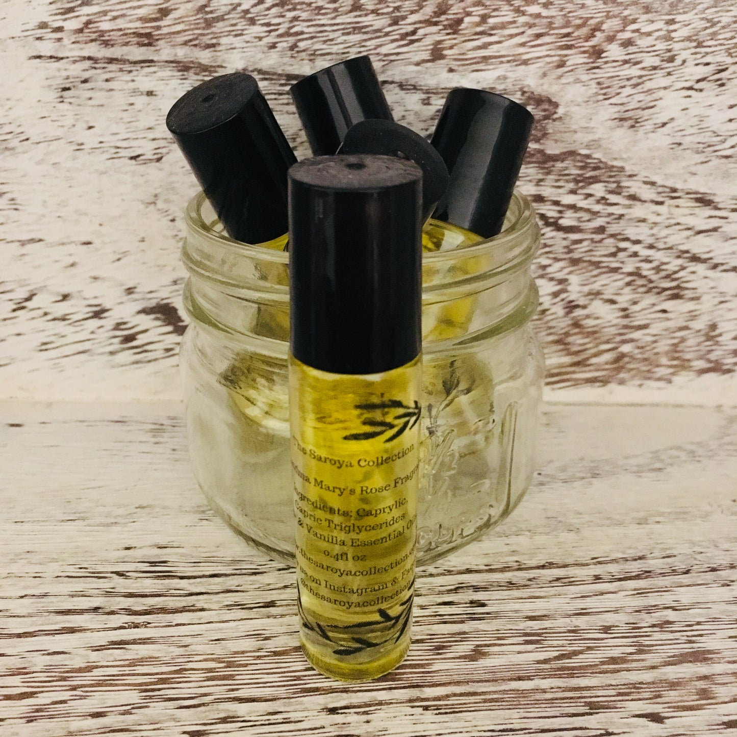 Grandma Mary's Rose Fragrance is all natural & scented with a delicate blend of Rose Absolute and Vanilla Essential Oils.