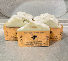 Load image into Gallery viewer, Cooling Peppermint Vegan Handcrafted Soap