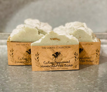 Load image into Gallery viewer, Cooling Peppermint Vegan Handcrafted Soap