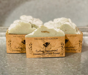 Cooling Peppermint Vegan Handcrafted Soap