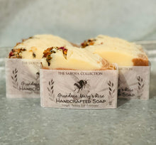 Load image into Gallery viewer, Grandma Mary&#39;s Vegan Handcrafted Rose Soap