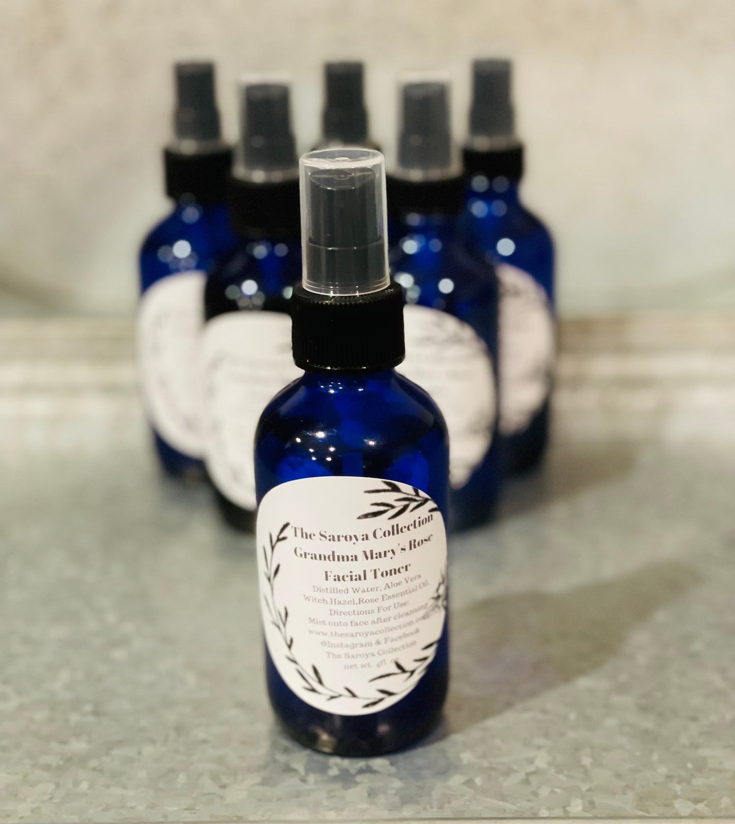 Grandma Mary's Rose Facial Toner Spray - The Saroya Collection