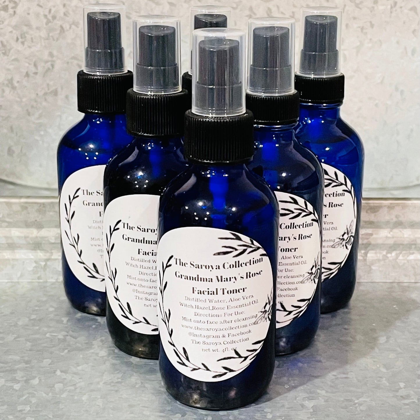 Grandma Mary's Rose Facial Toner Spray - The Saroya Collection