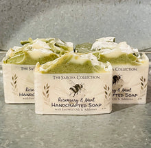 Load image into Gallery viewer, Rosemary Mint Vegan Handcrafted Soap