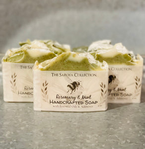 Rosemary Mint Vegan Handcrafted Soap