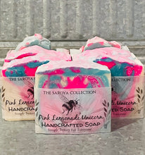 Load image into Gallery viewer, Pink Lemonade Unicorn Handcrafted Soap